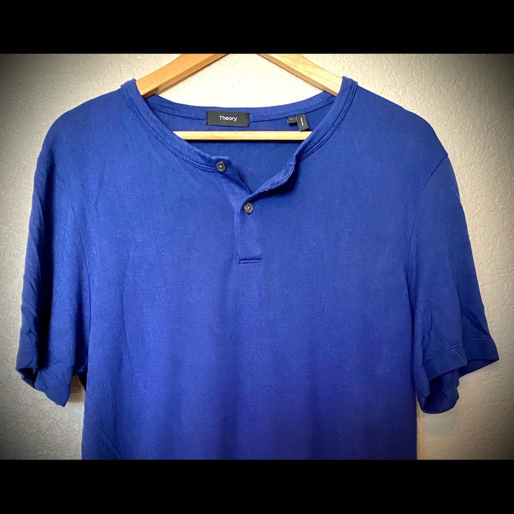 Men’s Theory short sleeve henley